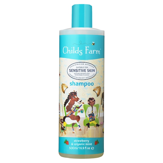 Childs Farm Strawberry & Organic Mint Shampoo 500Ml Tesco Groceries