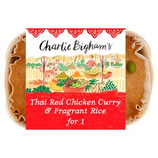 Charlie Bigham's Thai Red Chicken Curry & Rice 418G