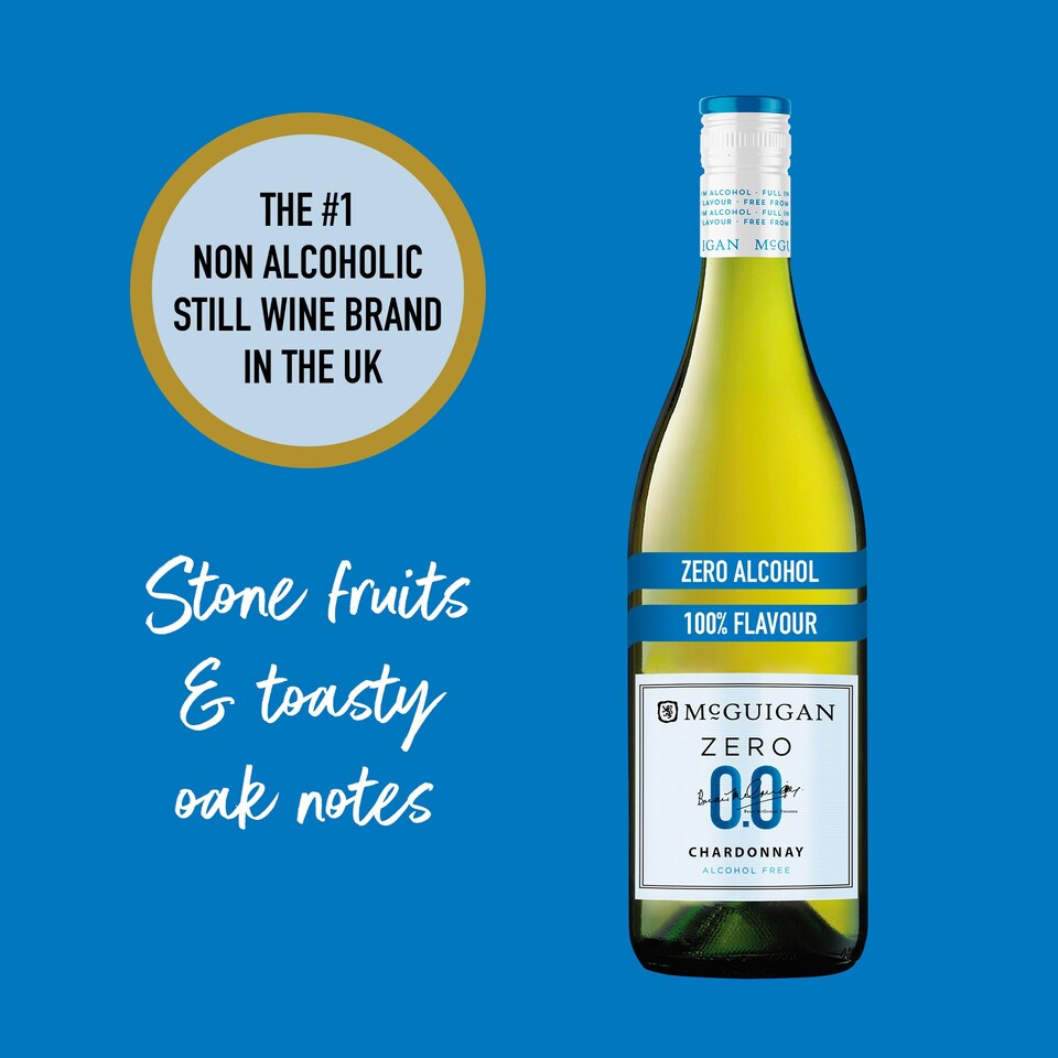 image 1 of Mcguigan Zero Zero Chardonnay Alcohol Free 750Ml