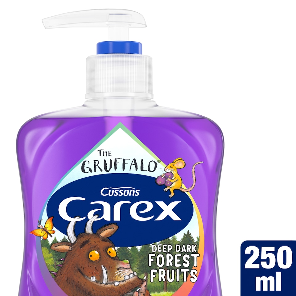 image 1 of Carex Gruffalo Deep Dark Forest Fruits Handwash 250ml