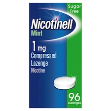 Nicotinell Stop Smoking Aid 1mg Compressed Nicotine Lozenges - Mint 96s