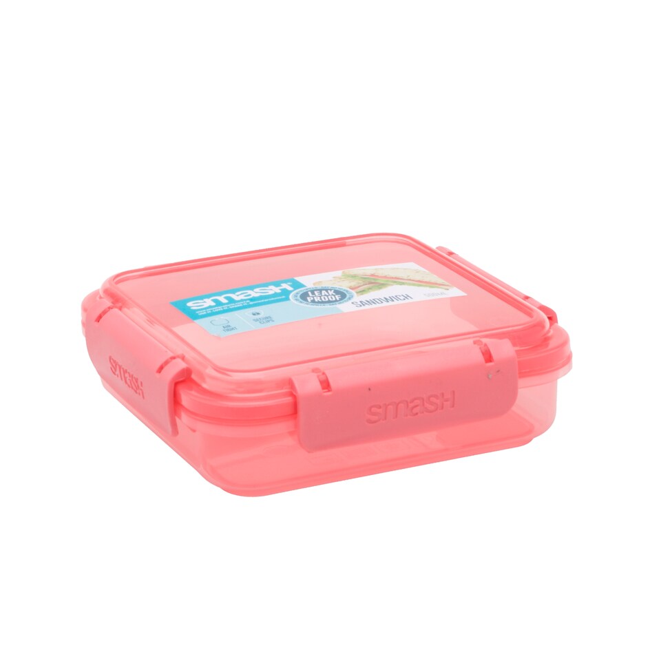 image 1 of Smash Pink Sandwich Box 500Ml 