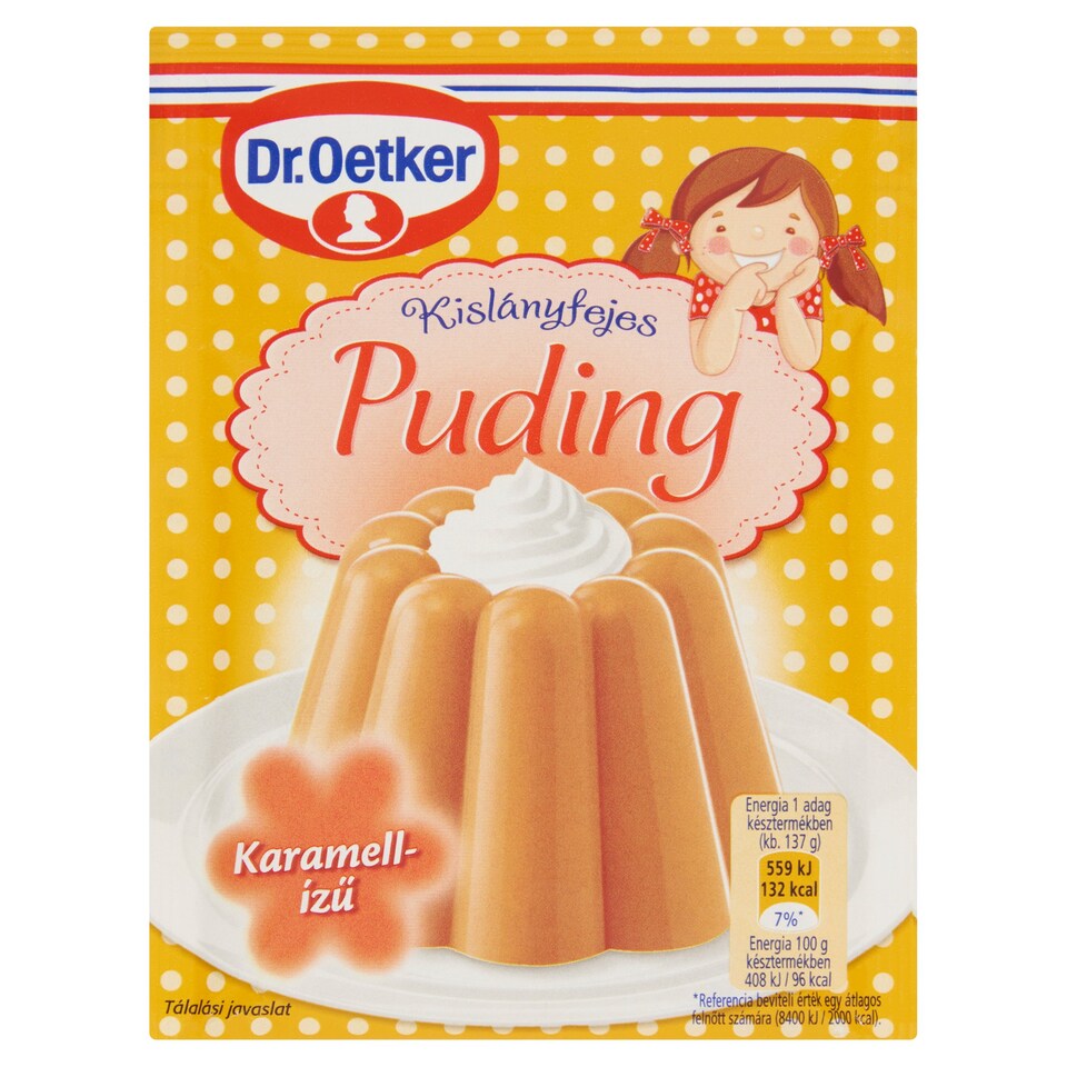 Dr. Oetker Kislányfejes Puding karamellízű pudingpor 40 g