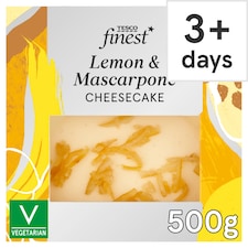 Tesco Finest Lemon & Mascarpone Cheesecake 500g 