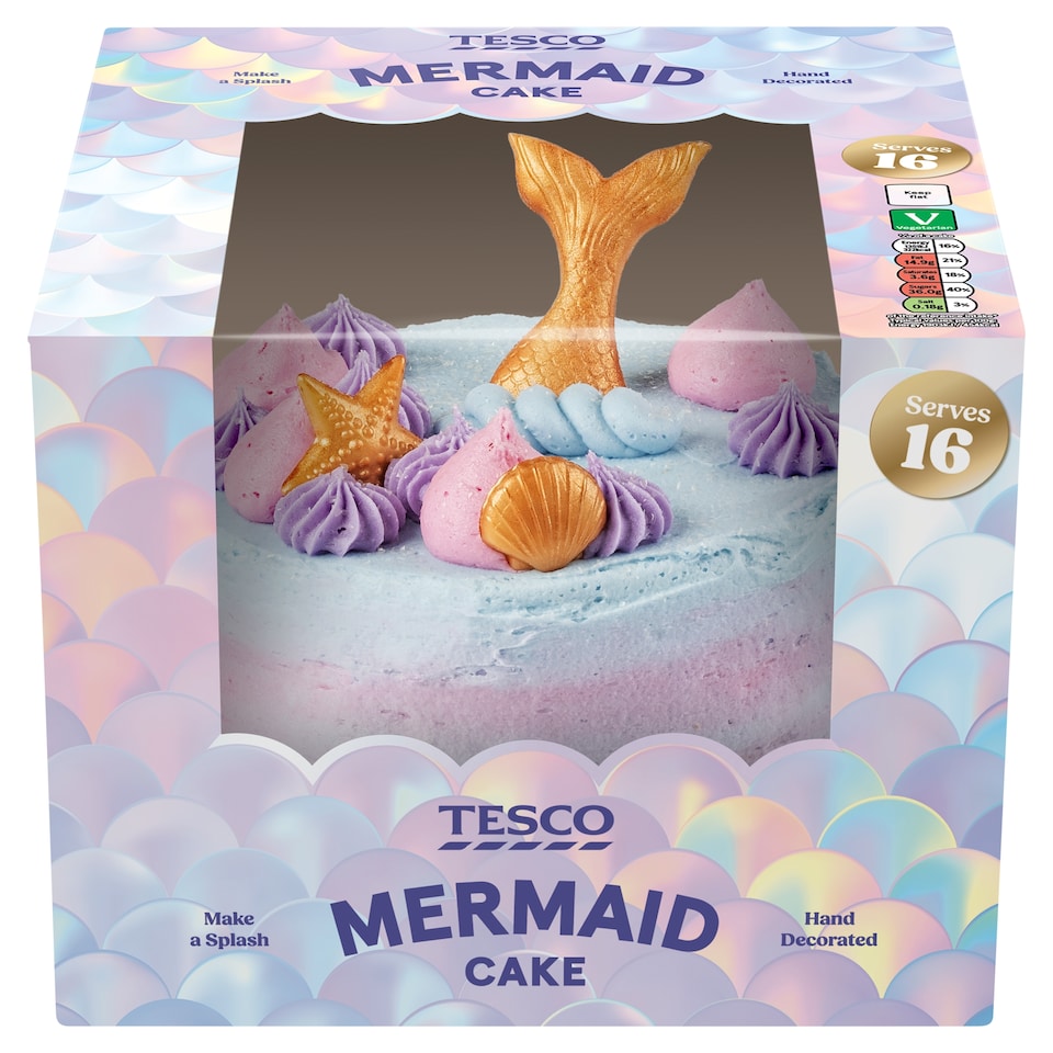 TESCO MERMAID CAKE