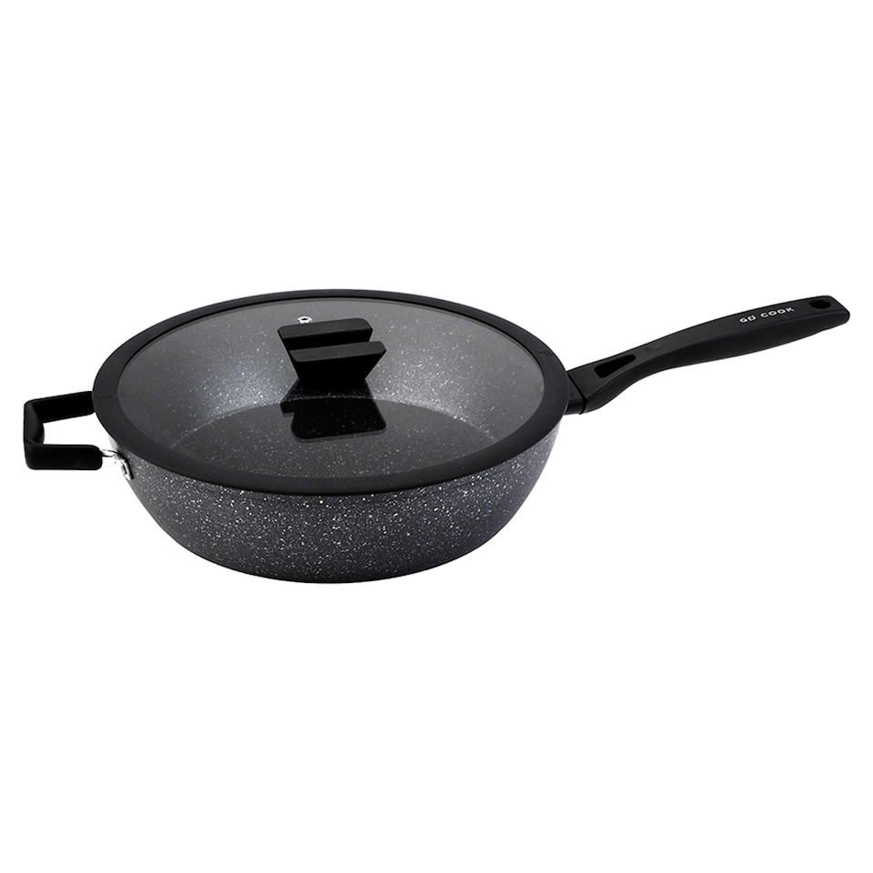 image 1 of Go Cook Heat Control Saute Pan 28cm