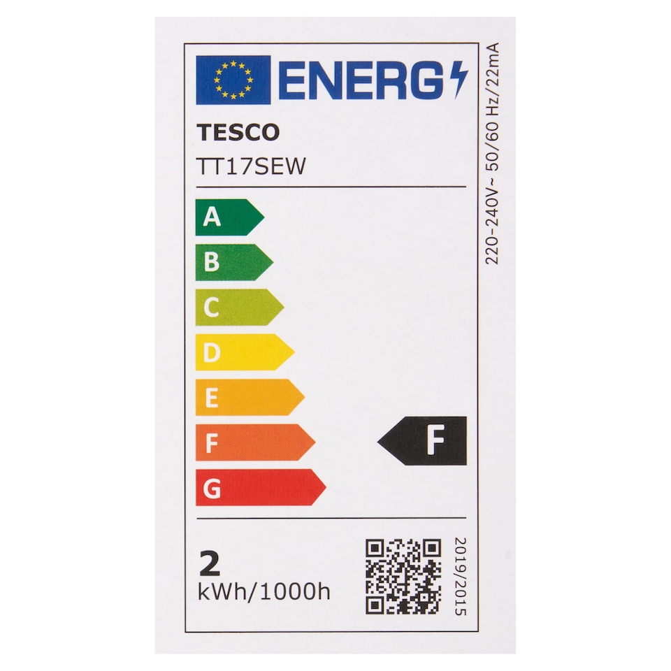 image 1 of Tesco Home LED Fridge/Cookerhood 1.8W E14 Warm White Light 1 pc