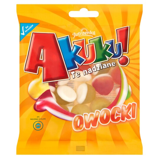 Jutrzenka Akuku Owocki Fruit Jellies 90G Tesco Groceries