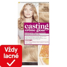L'Oréal Paris Casting Creme Gloss, semipermanentná farba 801 MANDĽOVÁ, 48 +72 +60 ml