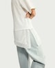 image 2 of F&F Pure Cotton T-Shirt with Lace Hem in White