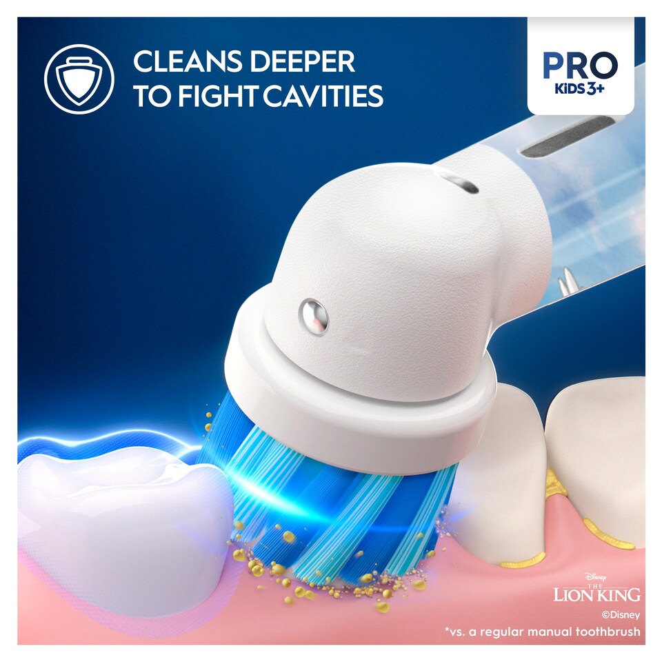 image 1 of Oral-B Pro Kids 3+ Disney Lion King Electric Toothbrush