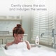image 2 of Dove Caring Bath Shea Butter & Vanilla Bath Soak Bubble Bath 450ml