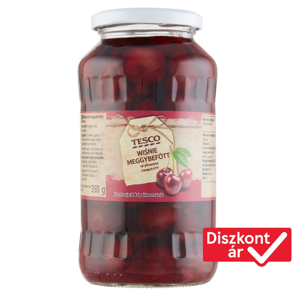 Tesco Tinned Sour Cherry without Seeds 680 g