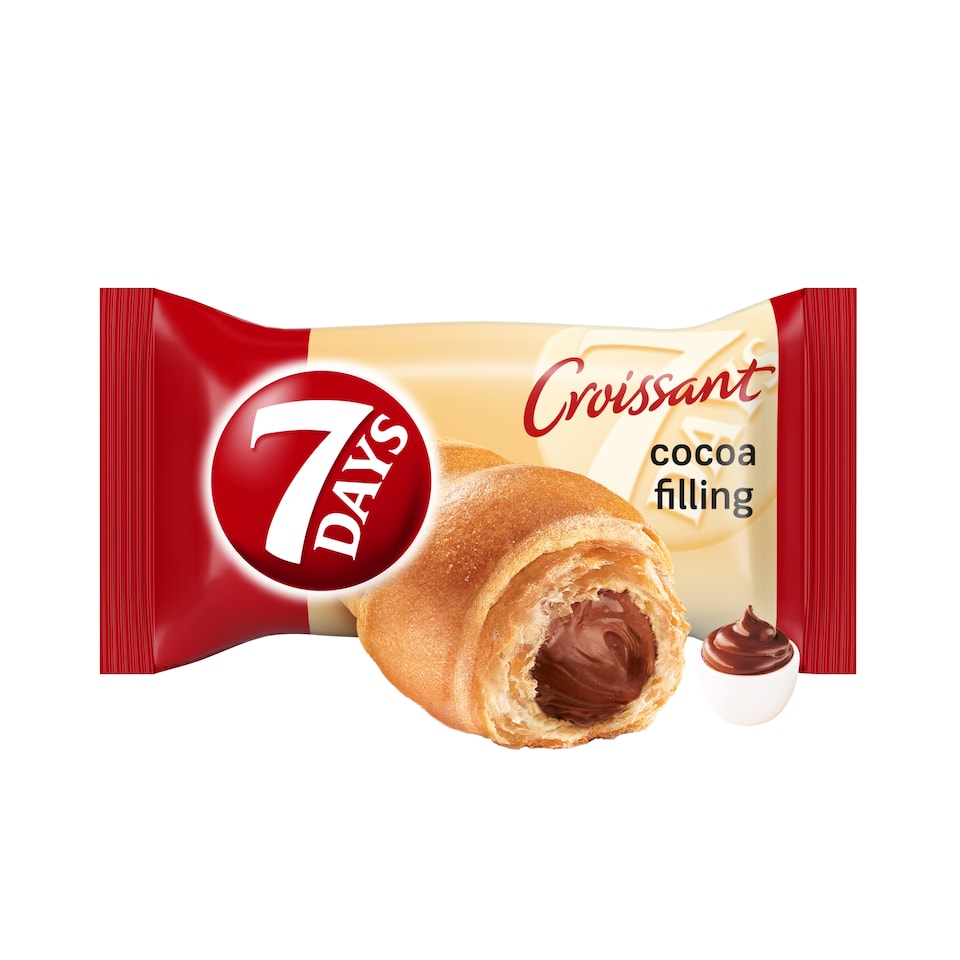 7 Days Croissant S Kakaovou Náplňou 60 G