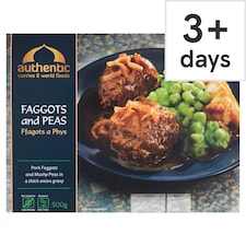 Authentic Curry Faggots & Peas With Gravy 500G
