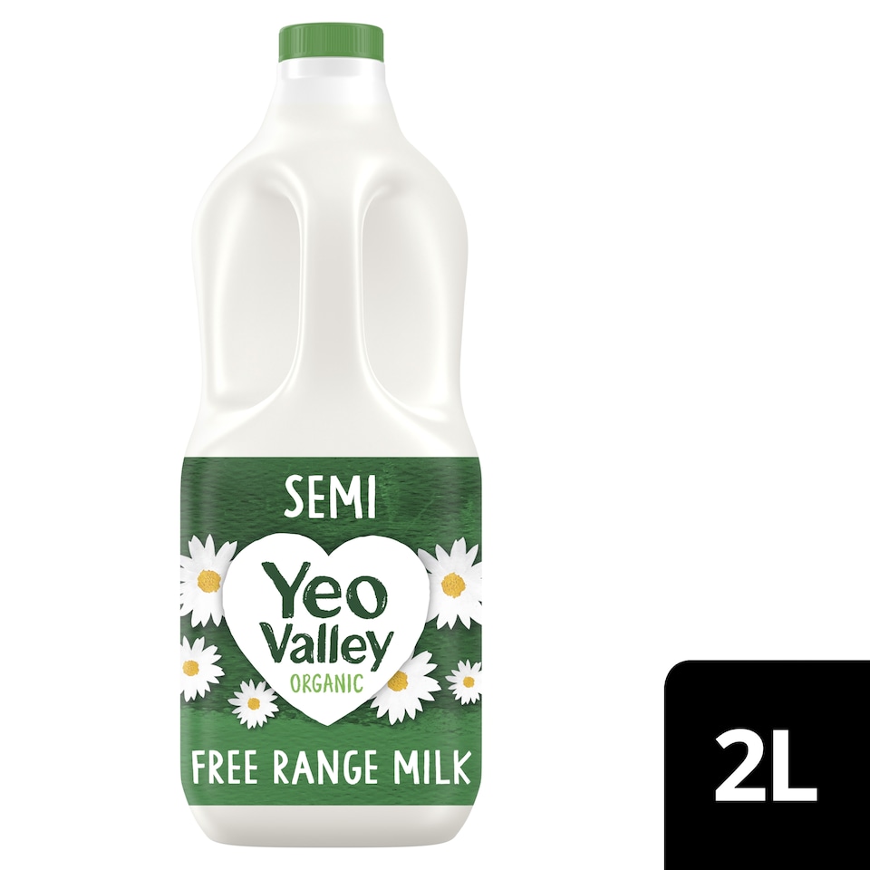 image 1 of Yeo Valley Organic Semi-Skimmed Fresh Milk 2L