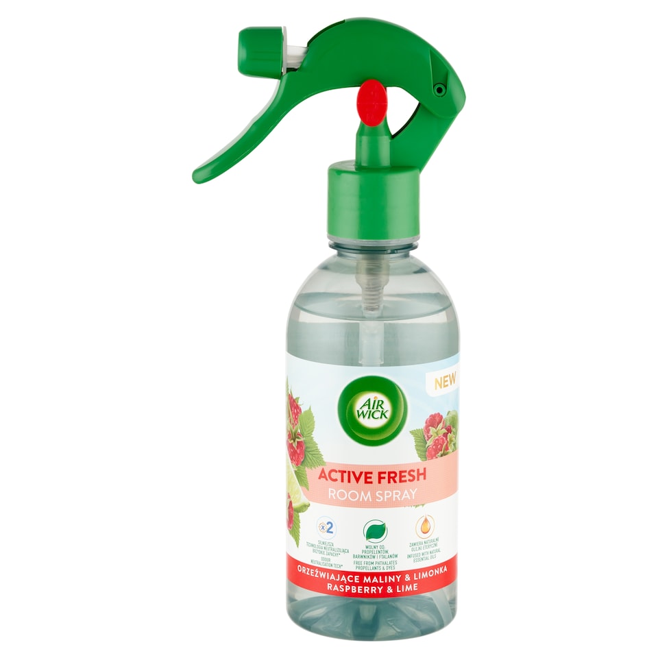 Air Wick Active Fresh Málna és Lime légfrissítő spray 237 ml  1. kép