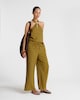 image 2 of The F&F Edit Wide Leg Drawstring Co-ord Trousers in Olive