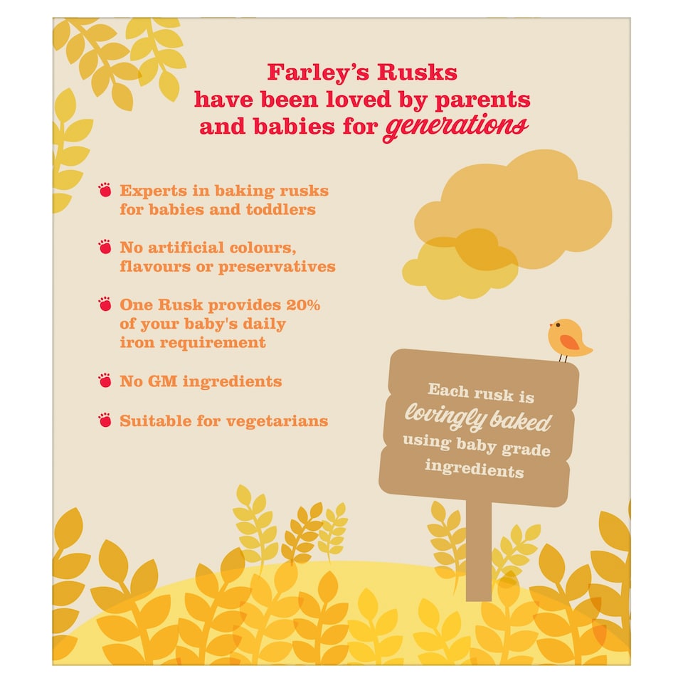 image 1 of Farley's Rusks Original Baby Food 300g
