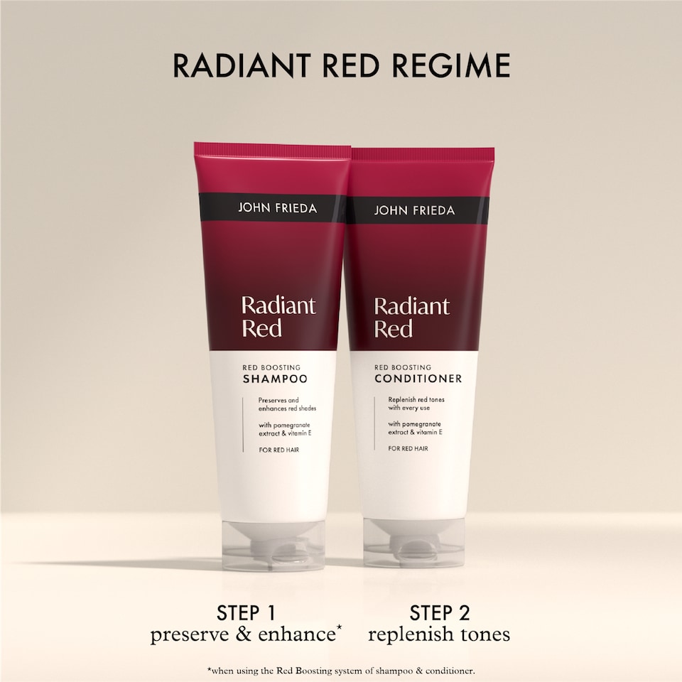 image 1 of John Frieda Radiant Red Red Boosting Conditioner 250ml