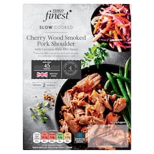 Tesco Finest Slow Cooked Cherrywood Smoked Pork Shoulder with Carolina BBQ sauce 467g