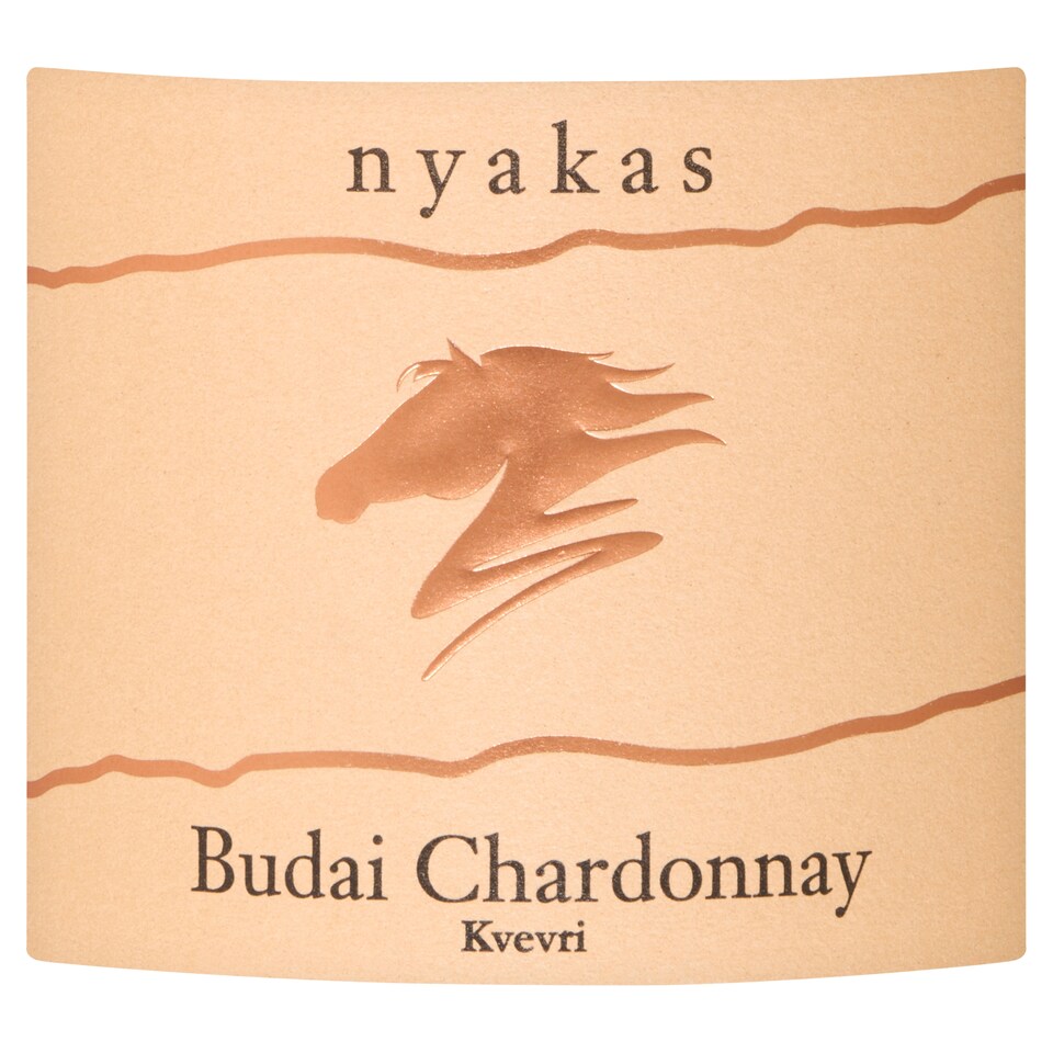Nyakas Budai Chardonnay Kvevri száraz fehérbor 15% 750 ml  1. kép