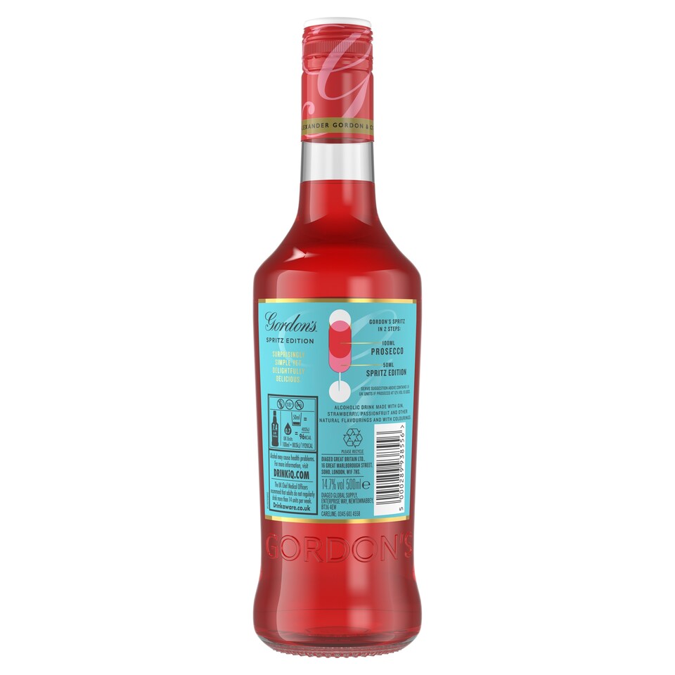 image 1 of Gordon's Strawberry & Passionfruit Spritz 50cl