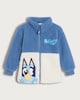 image 4 of Bluey Fleece Zip Up Jacket in Blue