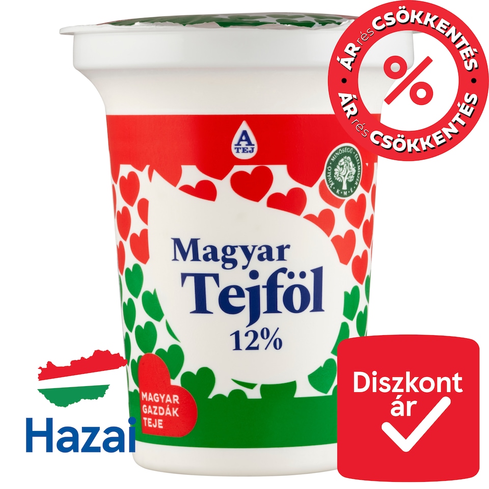 image 1 of Magyar Tejföl 12% Semi-Fat Sour Cream 330 g