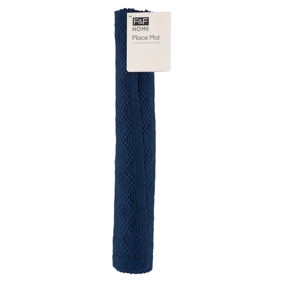 F&F Home Blue Place Mat 33 x 45 cm