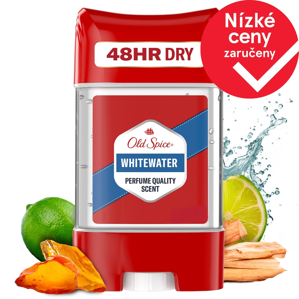Obrázek 1 pro produkt Old Spice Whitewater Antiperspirant A Tuhý Deodorant Clear Gel Pro Muže 70 ml