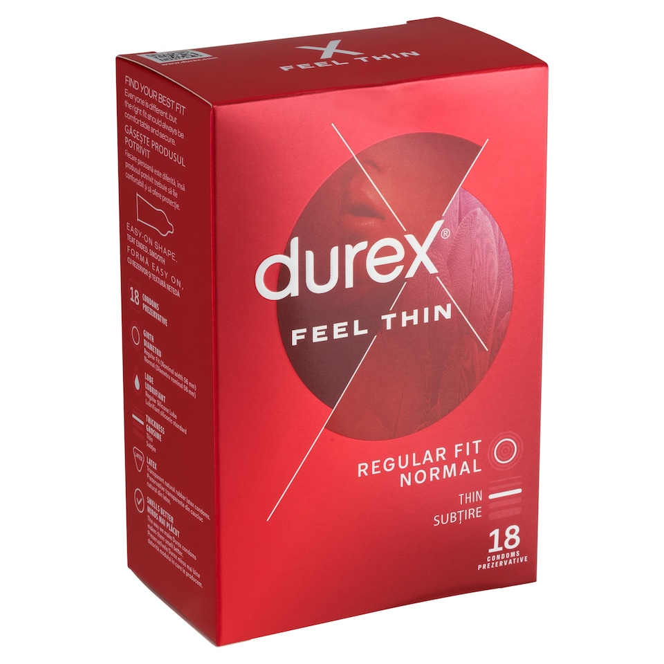 image 1 of Durex Feel Thin Condoms 18 pcs