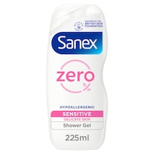 Sanex Zero % Sensitive Skin Shower Gel 225Ml