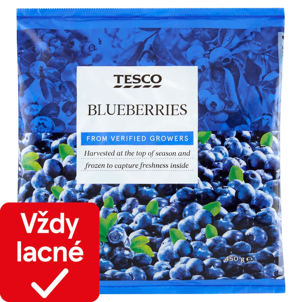 Tesco Čučoriedky 450 g