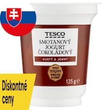 Tesco Smotanový jogurt čokoládový 135 g