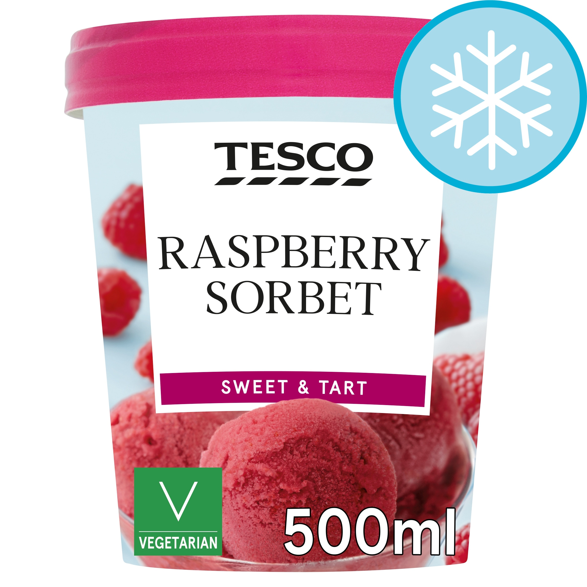Tesco Raspberry Sorbet 500Ml - Tesco Groceries