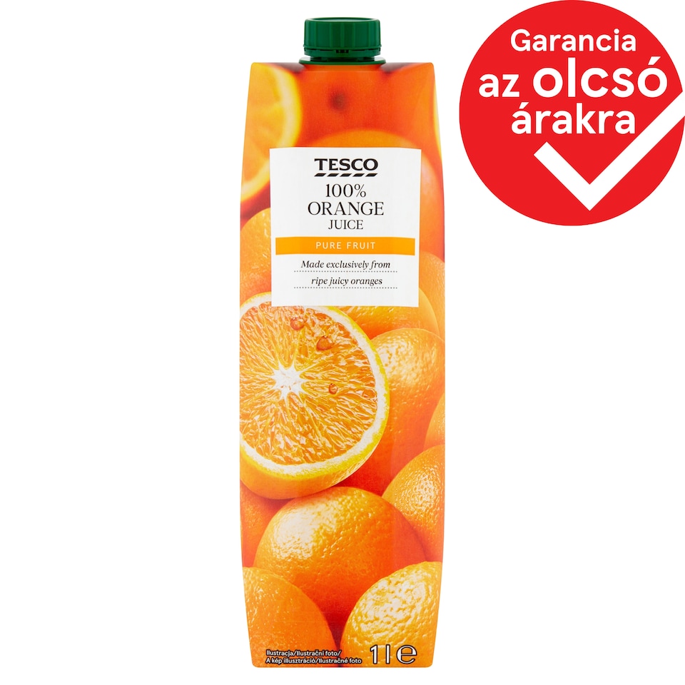 Tesco 100% narancslé 1 l  1. kép