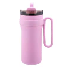 Tesco Pink Tumbler with Oval Handle 850Ml