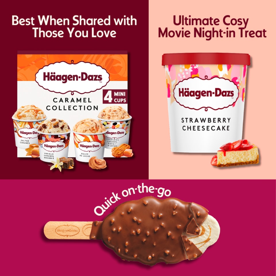 image 1 of Haagen-Dazs Ice Cream - Strawberry Cheesecake 460ml