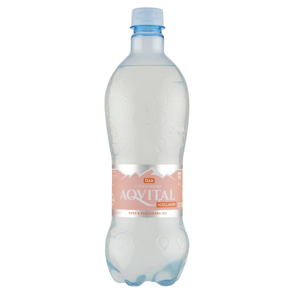 Aqvital Strawberry & Rhubarb Natural Mineral Water-Based Soft Drink 0,75 l