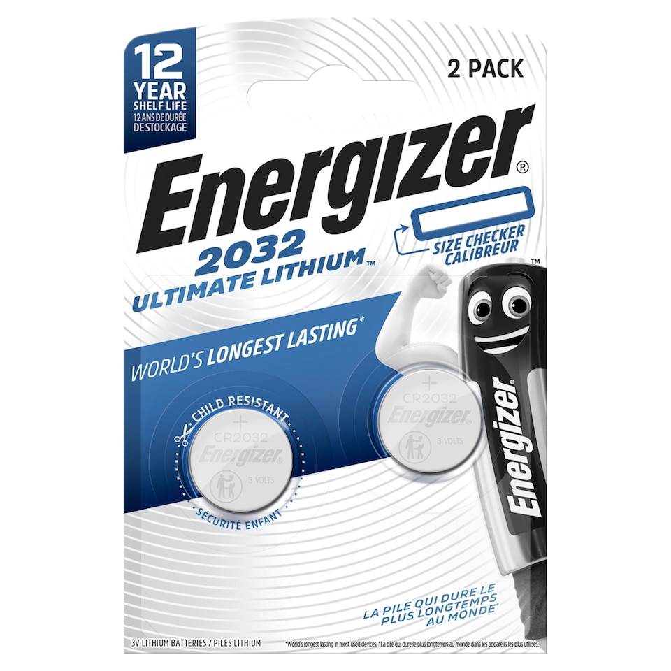 image 1 of Energizer Lithium Cr2032 2 Pack