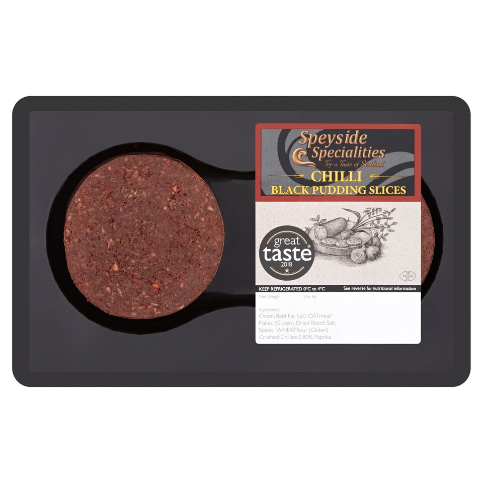 Speyside Chilli Black Pudding Slice 250G