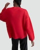 image 3 of F&F Knitted Slouchy Jumper with Wool in Red