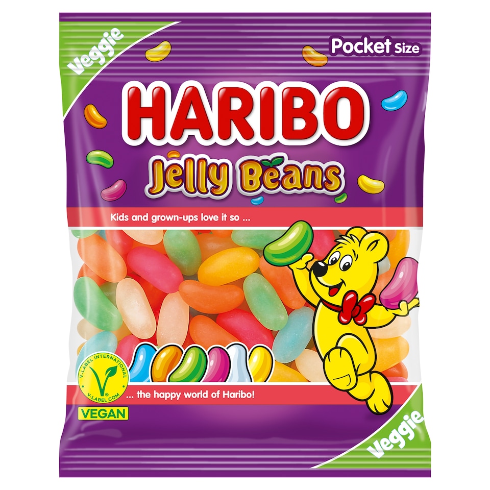 Haribo Jelly Beans zselés cukordrazsé 80 g