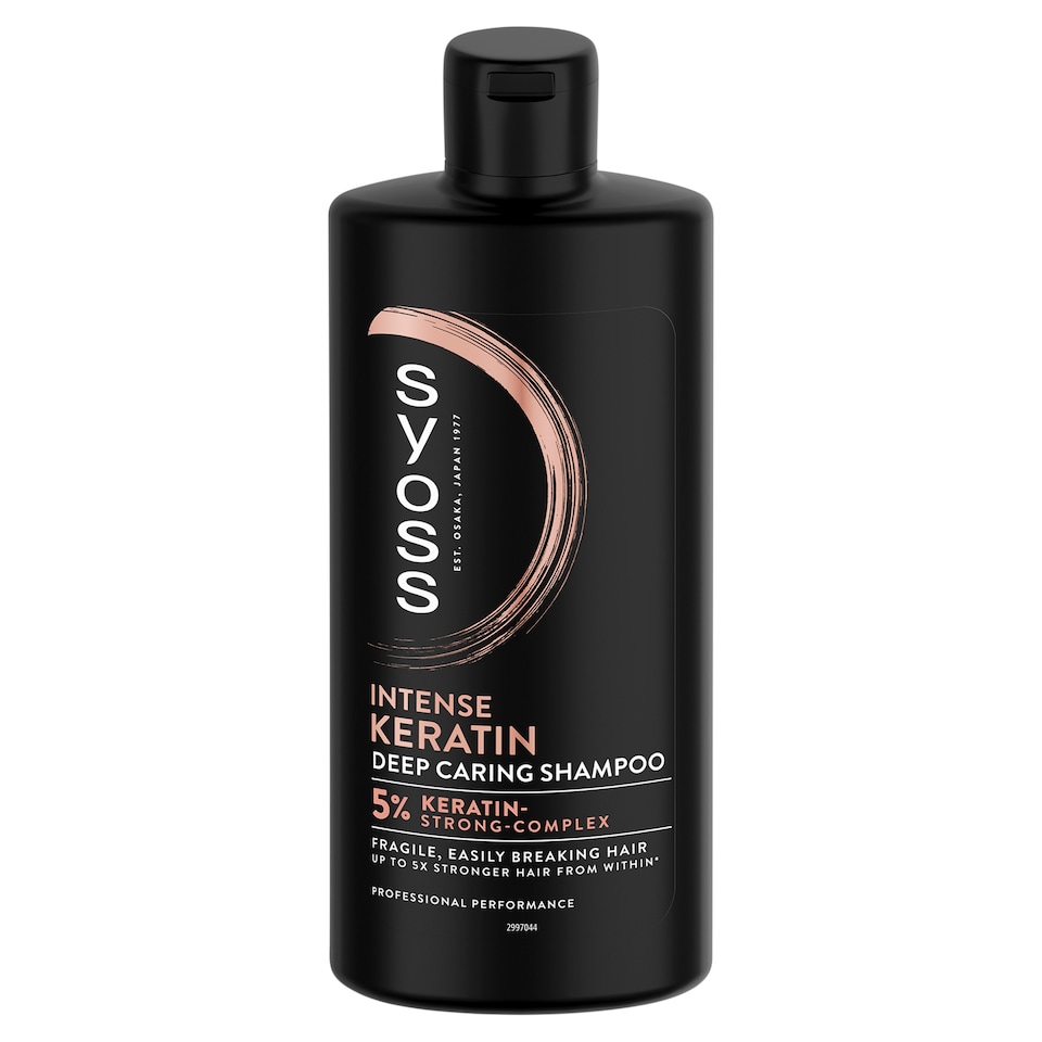 Obrázek 1 pro produkt Syoss Intense Keratin šampon pro křehké, snadno se lámající vlasy 440ml