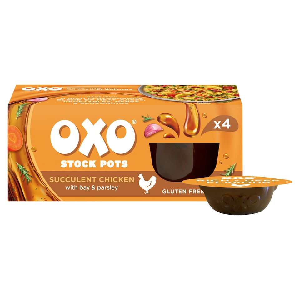 image 1 of Oxo Stock Pots Succulent Chicken with Bay & Parsley 4 x 20g (80g)