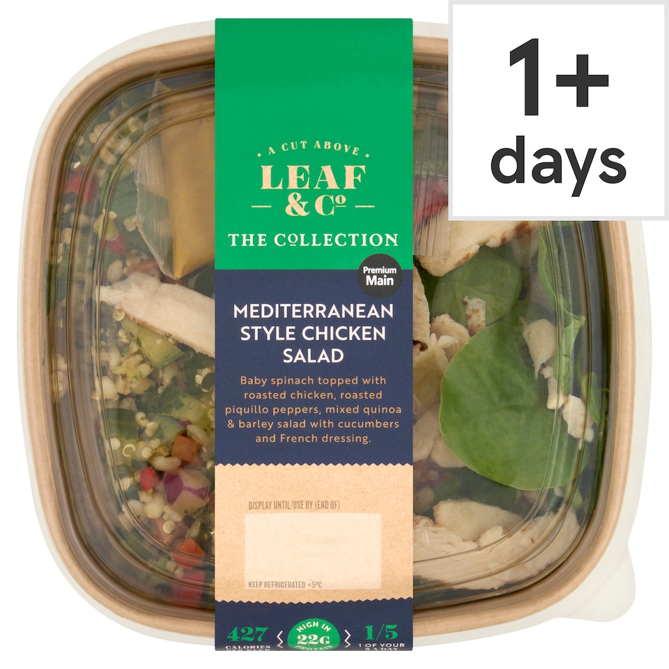 Leaf & Co Mediterranean Style Chicken Salad 288g