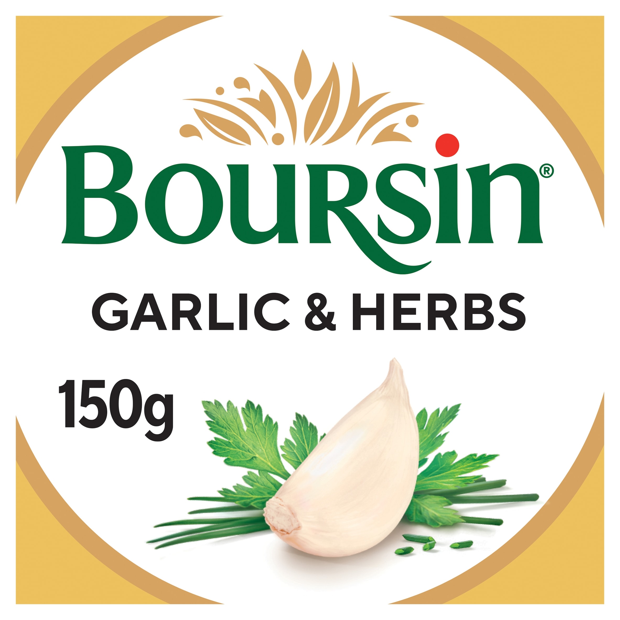 Boursin Garlic and Herb Soft French Cream Cheese 150g
