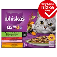 Whiskas Tasty Mix voľba šéfkuchára v šťave 12 x 85 g (1,02 kg)