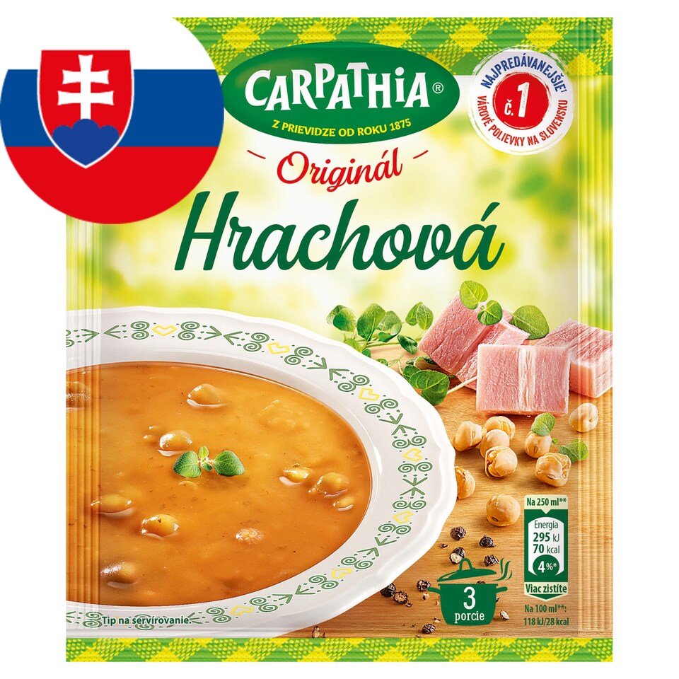 CARPATHIA Hrachová polievka vrecko 63 g